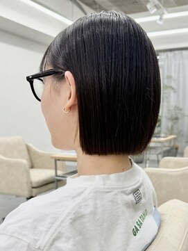 エルヘアメゾン(el. hair maison) ミニボブ☆ストレートボブ黒髪