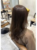 ヘーゼルブラウン/ゆるふわミディアム/ミディアムレイヤー