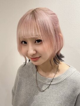 コト 福井大和田店(coto) 福井/大和田/ホワイトピンク/エンドカラー/デザインカラー