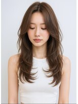 ゲイン(Gain)&nbsp;艶カット×白髪ぼかし×艶ベージュ