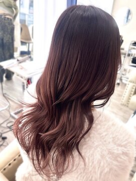 ソア 並木坂(Soa) レイヤースタイル/ロング/ピンクベージュ/Chihiro