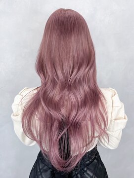 アルバム 銀座(ALBUM GINZA) 顔周りレイヤーダブルカラー韓国ヘアロング_ba575652