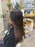 【オススメ】髪質改善ストレート＋カラー＋カット￥19,800