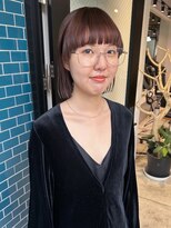 ダンボ(DUMBO) <sayaca>ぱっつん前髪 ナチュラルブラウン