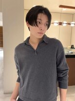 ヤイエ 青山店(yiye)&nbsp;センターパートニュアンスパーマワンカールパーマ韓国コンマヘア