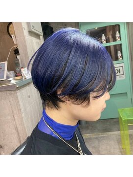 インク 渋谷(INK.) ミルクティーブロンドニュアンスウルフワンホンレイヤー渋谷