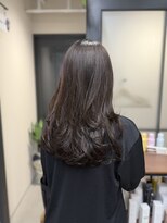 トウ(tou.)&nbsp;レイヤーカット/ブラウン/白髪ぼかし/30代40代