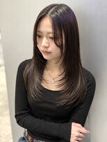 アイスプロドバイブルーム 木更津店(ice prod by bloom)&nbsp;ワンホンレイヤー/ミルクティーブロンド/ダークブルー/木更津