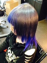 ゾーマ(ZOUMA)&nbsp;ＢＬＵＥ　ＢＬＯＯＤ　青　アッシュ　Ｖ系