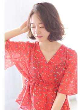 ヘアリゾート ブーケ(hair+resort bouquet) パールベージュ×ボブ★★