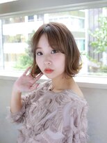 ルティア(Lutia)&nbsp;センターパート ゆるふわ 切りっぱなしボブ★★