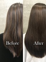 ワンデイ 表参道(oneday)&nbsp;アッシュブラウン/大人かわいい/縮毛矯正/ストレート/表参道