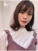 外ハネボブ×アッシュブラウン B