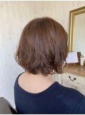 柔らかパーマボブ