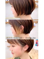 ロミー 本厚木(ROMMY.)&nbsp;可愛すぎ☆耳かけの印象の違い　ショートヘア◎ROMMY.田中