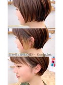 可愛すぎ☆耳かけの印象の違い ショートヘア◎ROMMY.田中