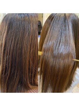 ヘアーエポック(hair epoque) 髪ドラ仕上げ髪質改善ストレート