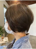 襟足軽くてスッキリショートボブ