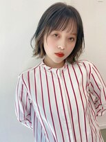 ベイルーム(BAYROOM by HONEY omotesando)&nbsp;【BAYROOM】インナーカラーくびれボブ×チャコールグレージュ