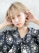 アイティー バイ アルバム 浦和店(IT by ALBUM)&nbsp;外ハネシースルバング_マッシュショートフェザーバング_8728