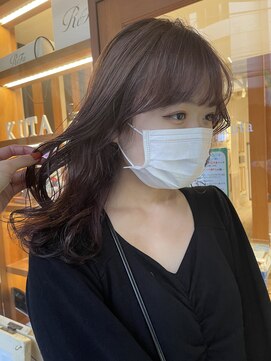 ネオリーブ クタ 町田店(Neolive kuta) 韓国風ヘア　pink purple gray 【町田/町田駅】