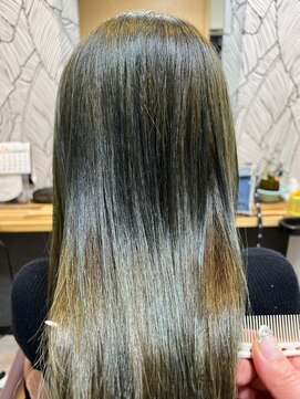 ヘアーカルチャー 小倉台店 HAIR CULTURE 髪質改善トリートメントでロングストレート