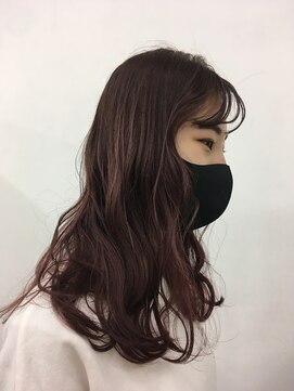 レオ 幸手(Leo) 20代30代髪質改善カラーラベンダーベージュ毛先パーマ透け感