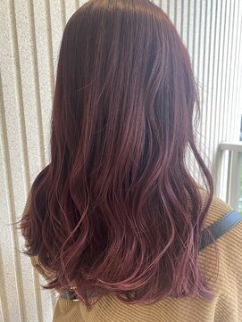 エイトタマプラ たまプラーザ店(EIGHT tamapla) 【EIGHTたまプラ】デザインカラー切りっぱなしボブ