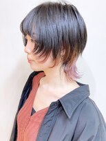 モリオフロムロンドン 松戸店(Morio from London)&nbsp;【松戸　ムラマツ】大人ショートウルフ　インナーピンク