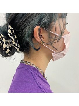 キー(kii) デザインカラー　インナーカラー　福岡　天神　薬院　今泉