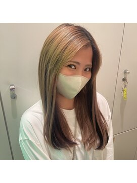 クレア 茅ヶ崎(CREA) 【シールエクステ】ロング長さだし×インナーカラー