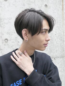 ウェイビーエフティフィフス 横浜西口(WAVEY ft.fifth) センターパートニュアンスパーマスパイラルパーマメンズパーマ