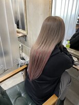 リエコー(RE'ECHO)&nbsp;プルエクステ/インナーカラー/ピンクパープル/ブリーチカラー