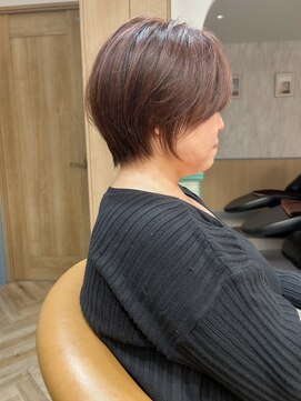 ロンドジェネルーズ 柏(Lond generous) 【斉藤】白髪ぼかし×ショートヘア【白髪染め可】【柏】