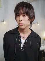 アイティーバイアルバム 松戸店(IT by ALBUM)&nbsp;ウルフマッシュ_カルマパーマアッシュブラックウルフ_ba476281