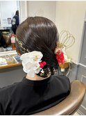 和装ヘアセット ヘアアレンジ