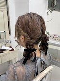 ツインのお団子