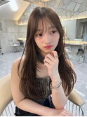 ザクザクレイヤーカット巻き方簡単ミディアムロング韓国表参道