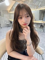 サイン 渋谷(SIGN) ザクザクレイヤーカット巻き方簡単ミディアムロング韓国表参道