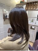 ミディアムレイヤースタイル