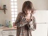 ケアリタッチ（根本）カラー＋＆デザインカット￥6900