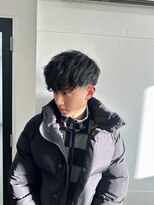 メンズサロン キング 梅田店(Men’s salon K!ng)&nbsp;波巻きツイストスパイラルパーマ/フェザーパーマ/眉毛/メンズ