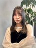 【顔まわりに抜け感】カット+前髪パーマ￥5900