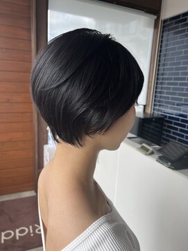 リドル ヘアー 駒生店(Riddle HAIR) 丸みショートボブ