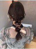 【ヘアアレンジ/ヘアセット】編みおろしヘア/武蔵小杉美容室