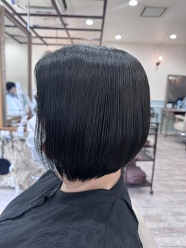 ラボヌールヘアーノーブル 新越谷店(La Bonheur hair noble) 美艶ボブ/極上髪質改善/美髪ストレート【美髪】【イメチェン】