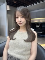 ロンド ロワール 門前仲町(Lond Loire)&nbsp;韓国レイヤーカット/くびれ巻き/前髪顔周り/セミディ[門前仲町]