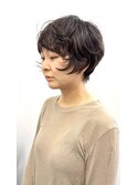 海外風ショート/ケアパーマ/雰囲気のあるスタイル