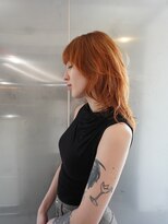 ヒメル(HML U/2A)&nbsp;ウルフレイヤー/レイヤーカット/ウルフカット／オレンジカラー