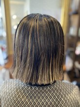 ヘアーサロン ニコ(HAIR SALON nico)&nbsp;ハイライトのみでおしゃれボブ